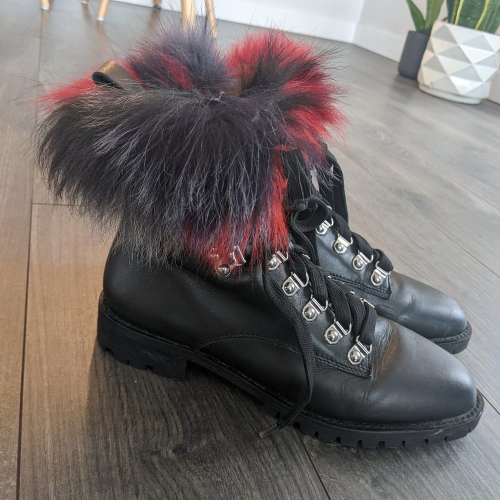 Rebecca Minkoff Fox Fur Boots